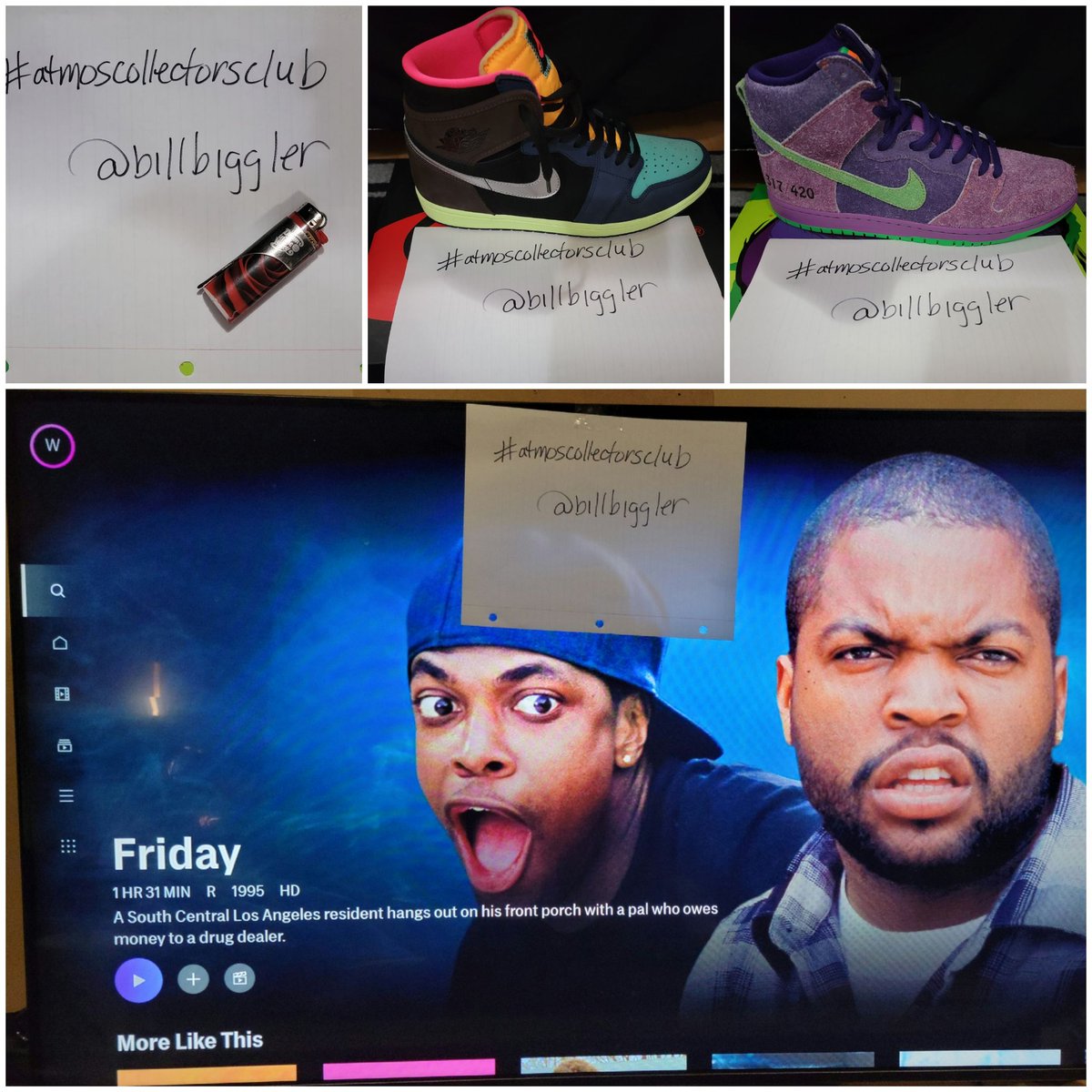billbiggler's tweet photo. @atmos_usa @atmos_usa 🙏🏾 bless your boy with the coughs so I can complete my set with the reverse skunks. It's not a want, it's a need! Come on Craig!

✅ Favorite lighter with bowl picker
✅ Jordan 1 Bio Hacks
✅ Reverse Skunk dunks🦨
✅ Friday

I need size 11 🙏🏾 #atmoscollectorsclub https://t.co/00gKQhYirZ