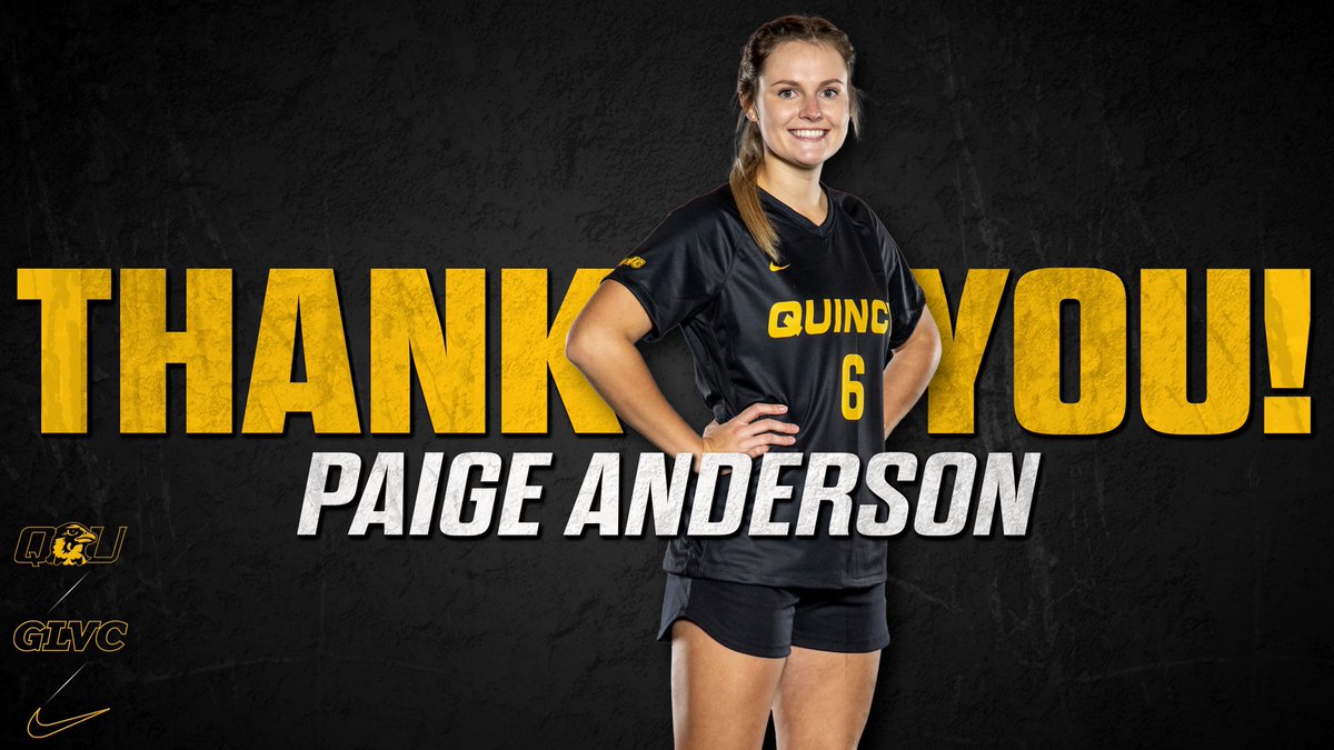 QUHawksWSoccer's tweet image. Tomorrow, we say Thank You to senior Paige Anderson! Scroll down to see how our team describes Paige, in one word #ThankYouPaige