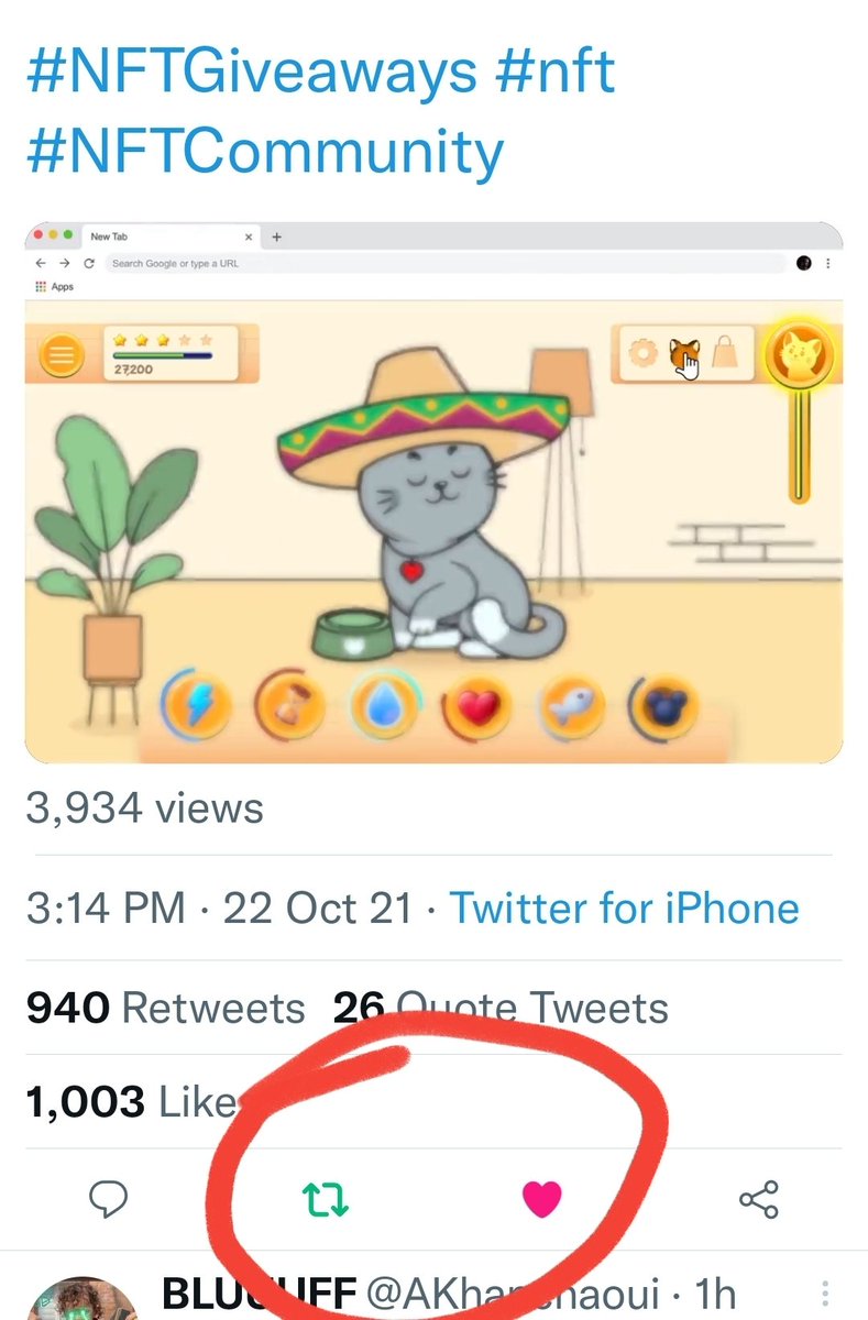 LarrySm79786383's tweet photo. @90BE90 @AnicatsNFT Love funny and cute cats!
Liked, Retweeted, and Following both:
@nftkittie 
@NftTanadon 
@NFTcatriona https://t.co/WuWm8Cv0Wf