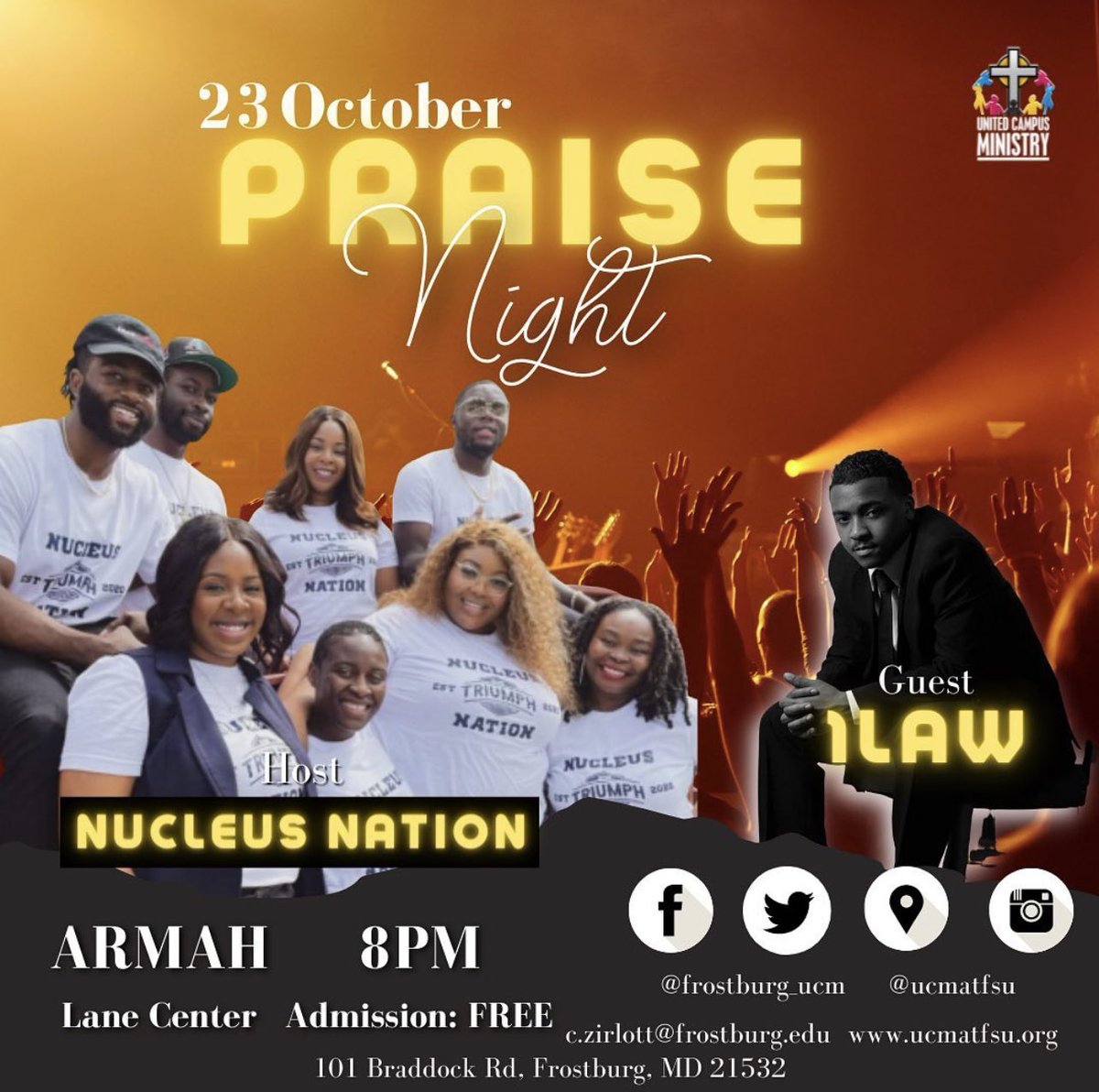 TONIGHT!! Free Praise &amp; Free Food🥳🥳🥳🔥