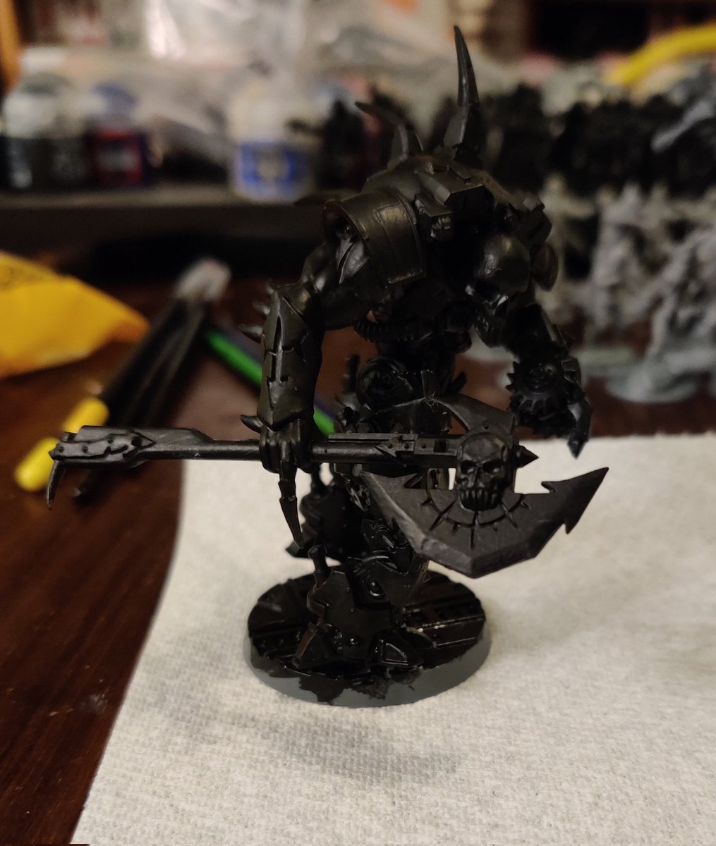 New demonically possessed automata for my ever expanding word bearers. I used a conversion I saw kirioth use to make ambots taller. #kirioth #WarhammerCommunity #40k