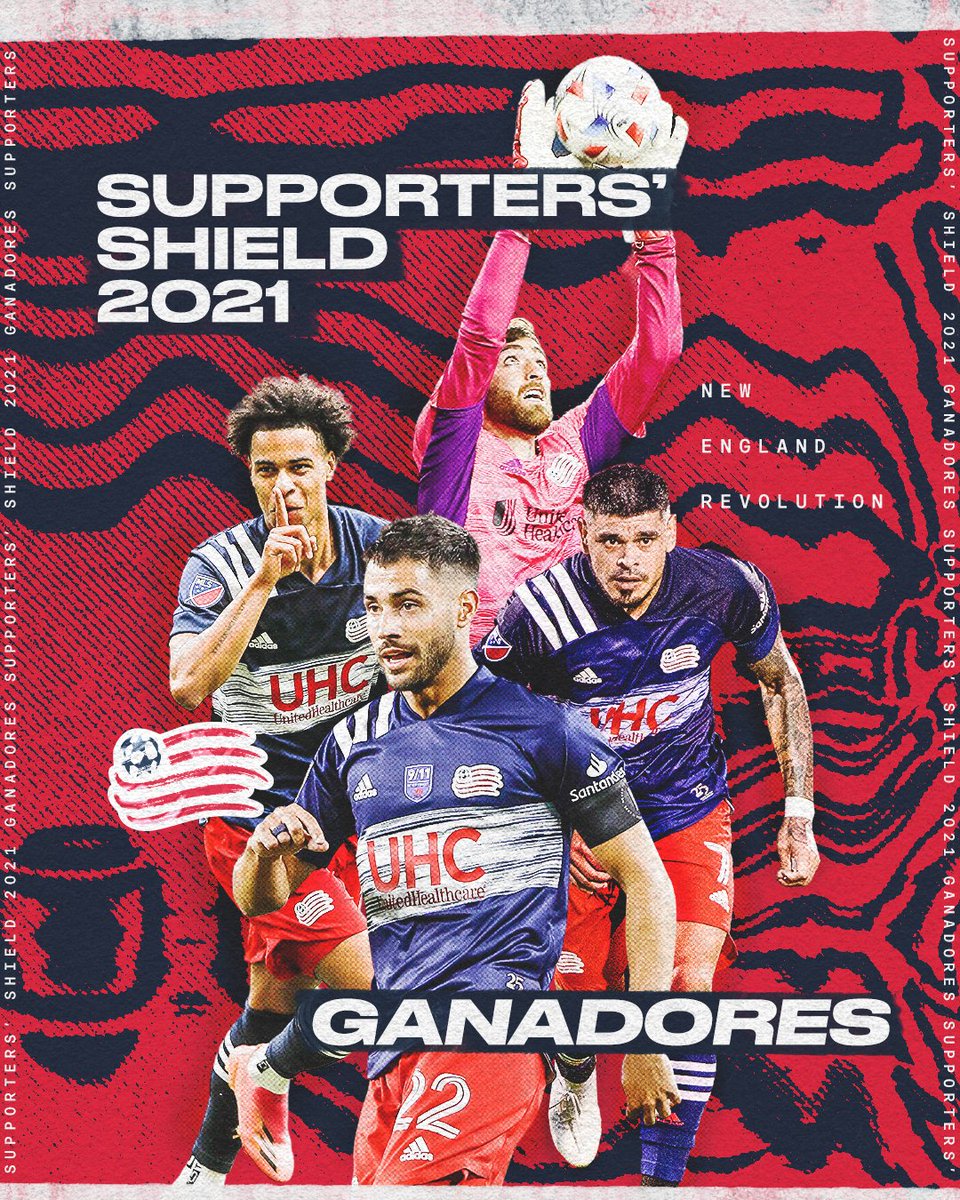 ¡Por lejos, el mejor equipo de la temporada regular 2021! 

El Supporters' Shield 2021 es para el <a href="/NERevolution/">New England Revolution</a> #VamosNERevs