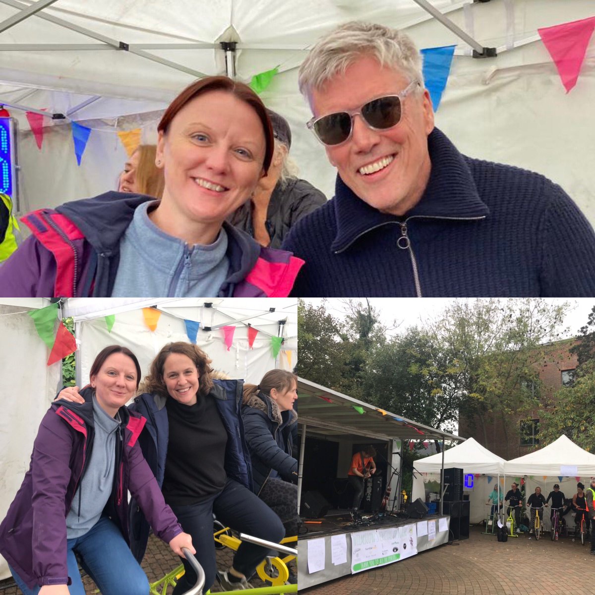 KatPointon's tweet photo. Great afternoon with @TransitionWilms and #Bez at the Festival of Nature. Peddle powering the music 🚲🎶💚 https://t.co/si3KU1CGKh