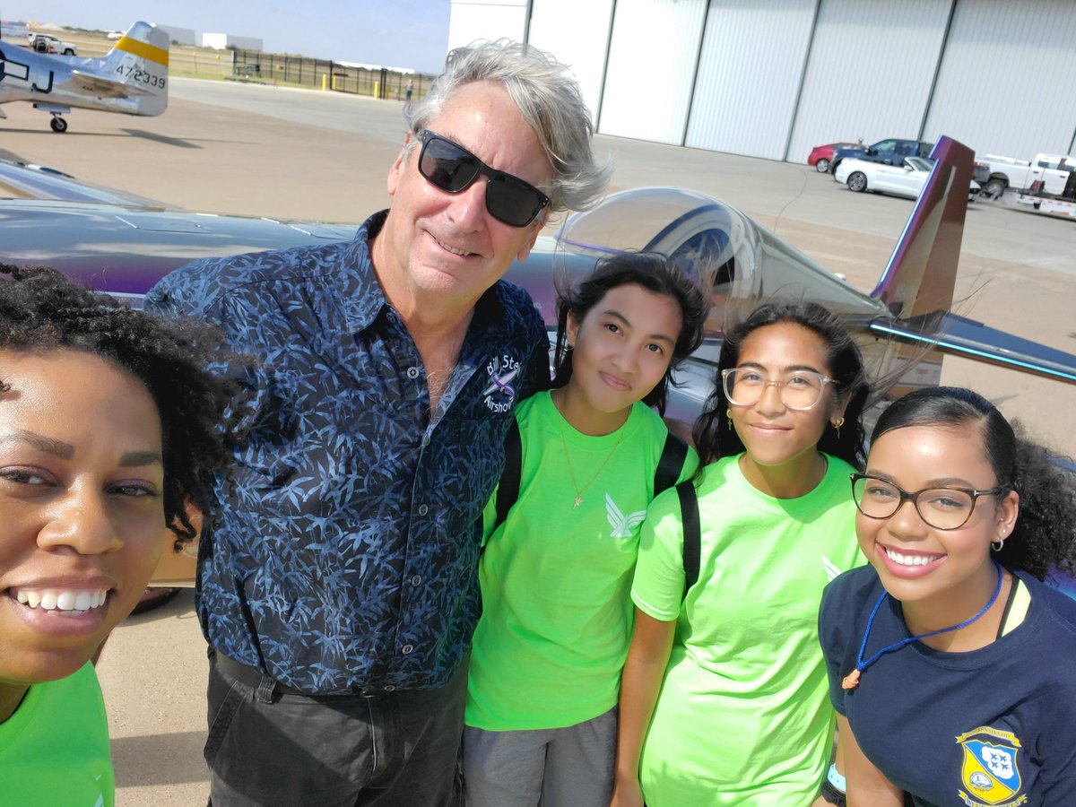 IrvingAviation's tweet photo. This guy is an aerobatic MANIAC! He kindly broke the rules by letting us on to an active ramp for a selfie and spoke to our students about their piloting aspirations!
#BillSteinAirshows https://t.co/YYtlYRhUir https://t.co/PxjUY90fMq