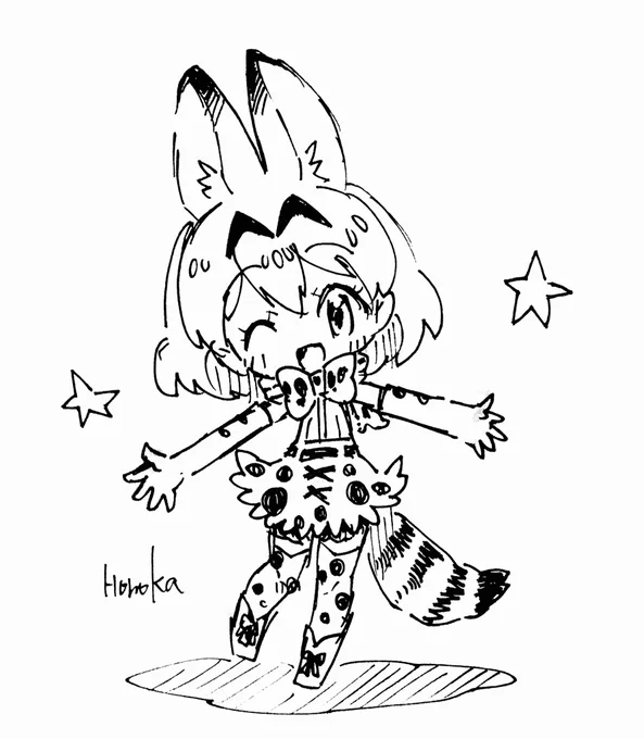 もちっとサーバル
#けもフレ
#けものフレンズ 