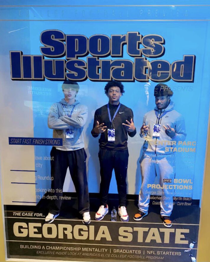 Had a great time visiting GA State today with my teammates <a href="/chapmansmith18/">chapmansmithjr.12</a> and <a href="/CameronWingo1/">Cameron Wingo</a> 🐾🔵 <a href="/Emannaghavi/">Eman Naghavi</a> <a href="/CoachLandis22/">Brian Landis</a>