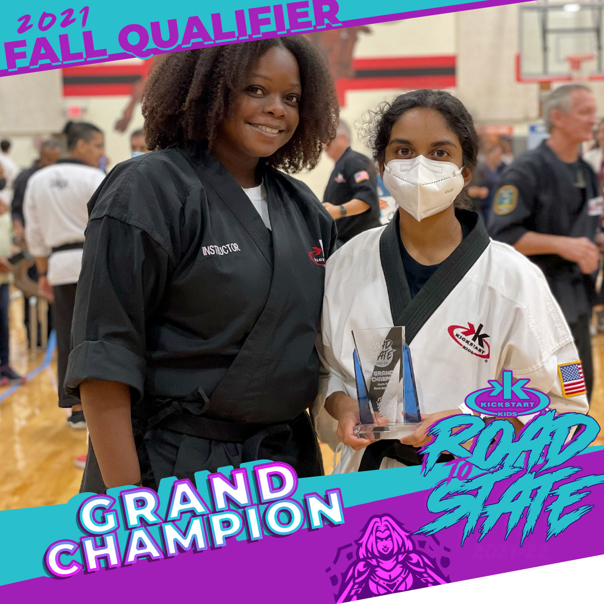 KICKSTART_KIDS's tweet photo. Introducing the North Texas Fall Qualifier Grand Champions! #KSKfall #ROADtoSTATE

Black Belt - Isha M. - DeWitt Perry Middle School
Advanced - Kat B. - @DeWitt_Perry
Intermediate - Jairam K. - Barbara Bush Middle School
Beginner - Asher O. - Bush Middle School 
@CFBISD https://t.co/jgziwRQ13T