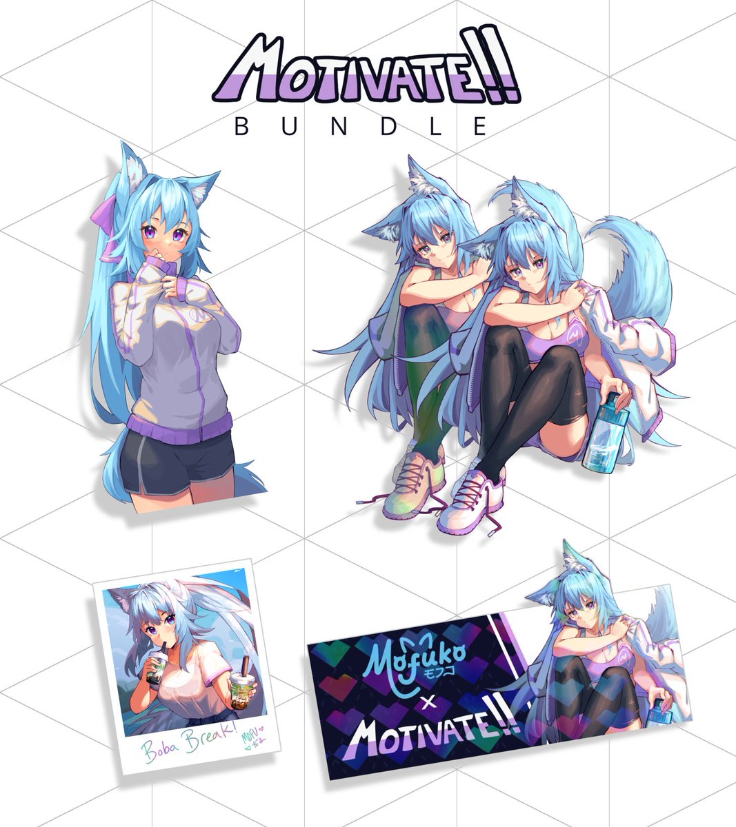 yokudraws's tweet photo. New Mofuko merch! 
I'm especially excited with the new deskmats, they're BEEG https://t.co/8vhABX8oXw