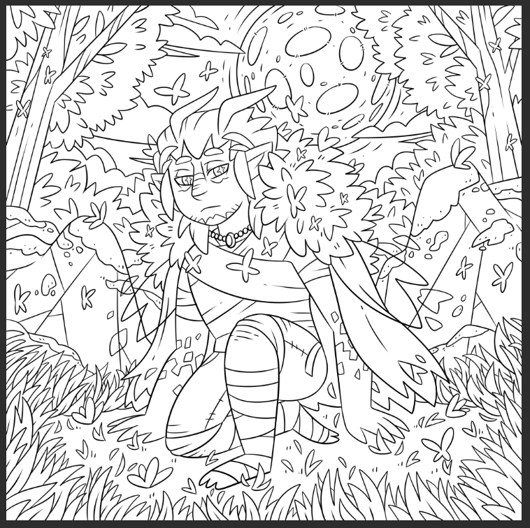 ''I'm not sure what to draw, maybe I should sketch something''

Something: 