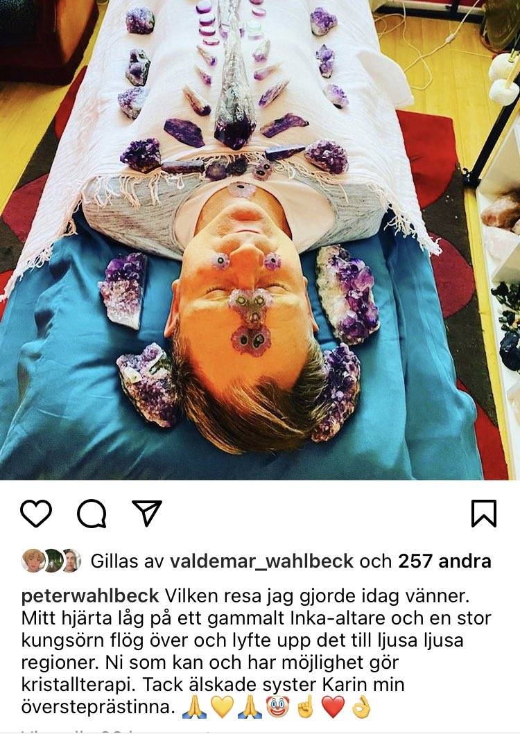 Tänk att inte tro på vaccin men tro på det här