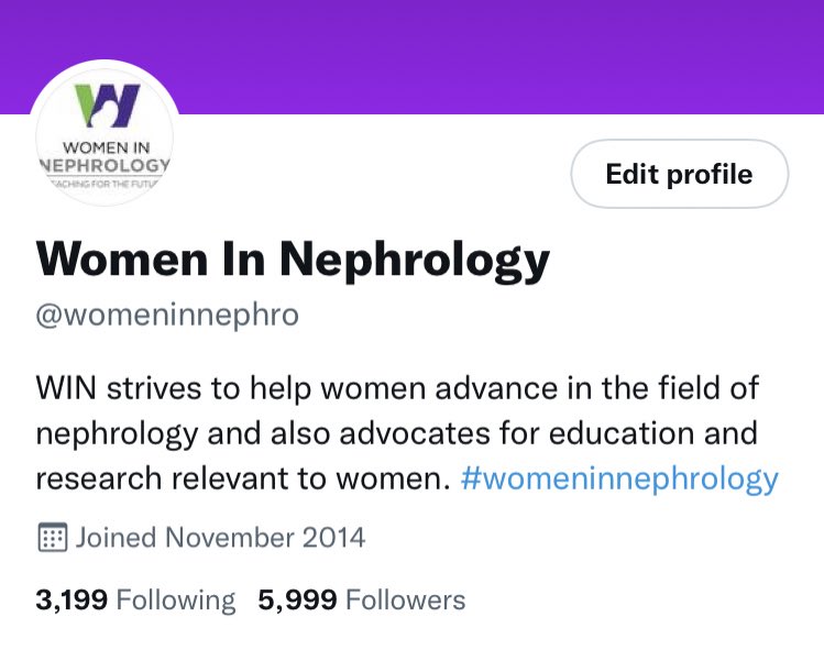 Who is going to be #6000? We’re blown away by your support for our voice and our organization. womeninnephrology.org/membership/