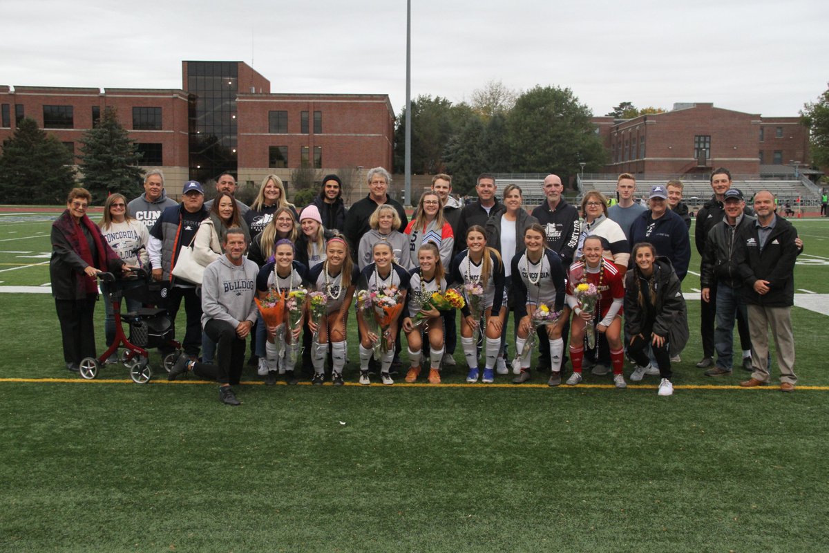 ⚽ | <a href="/CUNEWSoccer/">CUNE Women's Soccer</a> senior class! We will miss this group!