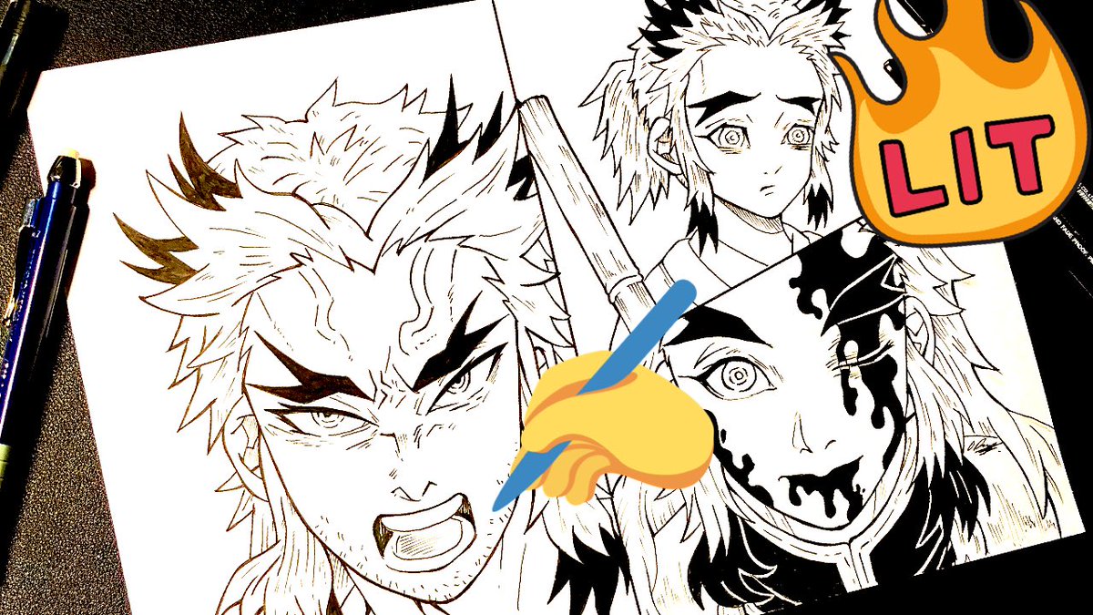 dannymarkrogers's tweet photo. New Video!
I try Manga style artwork!  I like it!
No colour… But yeah, I like it 😁
-
https://t.co/NsBsLSpMJZ
-
@YouTubeCreators @DemonSlayerUSA @kimetsu_off #demonslayer #rengoku #art #manga #drawing #artist #DrawWithDan https://t.co/Bx1J5NcyHy