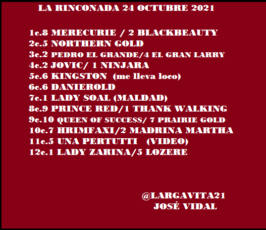 LARGAVITA21's tweet photo. *NOTA AL AIRE* Aquí nuestra selección para éste día Domingo y le deseamos mucha suerte a todos en sus distintas jugadas y combinaciones https://t.co/op2VXtWYAq