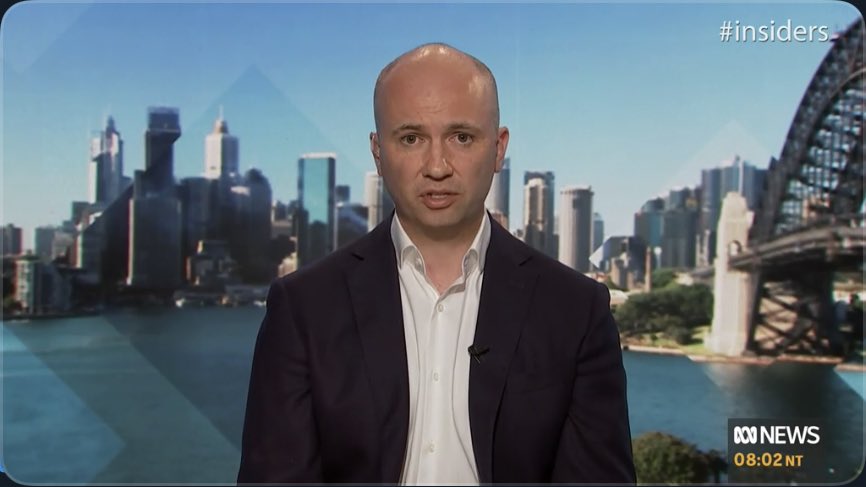 MichaelaNewell_'s tweet photo. Always disconcerting when a Liberal makes sense. Lucky I’m sitting down. Nice work @Matt_KeanMP #ClinateEmergency #Insiders https://t.co/DhyaerGRMe
