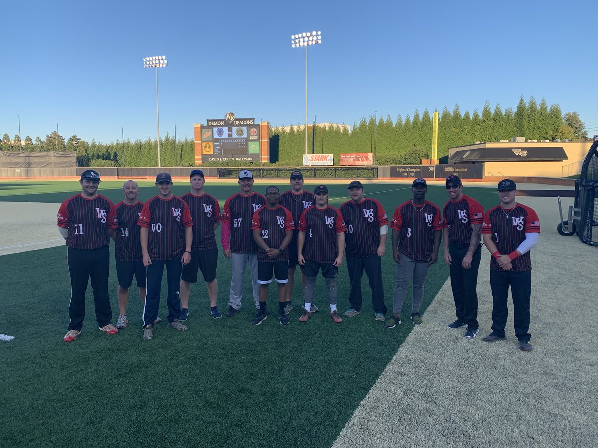 cityofwsfire's tweet photo. WSFD Overhaulers win 11-7 against FCSO⁩ Enforcers at Battle of the Badges tournament. Event proceeds benefit Pretty in Pink Foundation. We all win when we give.  ⁦@gofcsonc⁩ ⁦⁦⁦⁦@cityofwspolice⁩ #DoingGoodInOurNeighborhood   #WSFire .107 https://t.co/Zfb5CFfCEh
