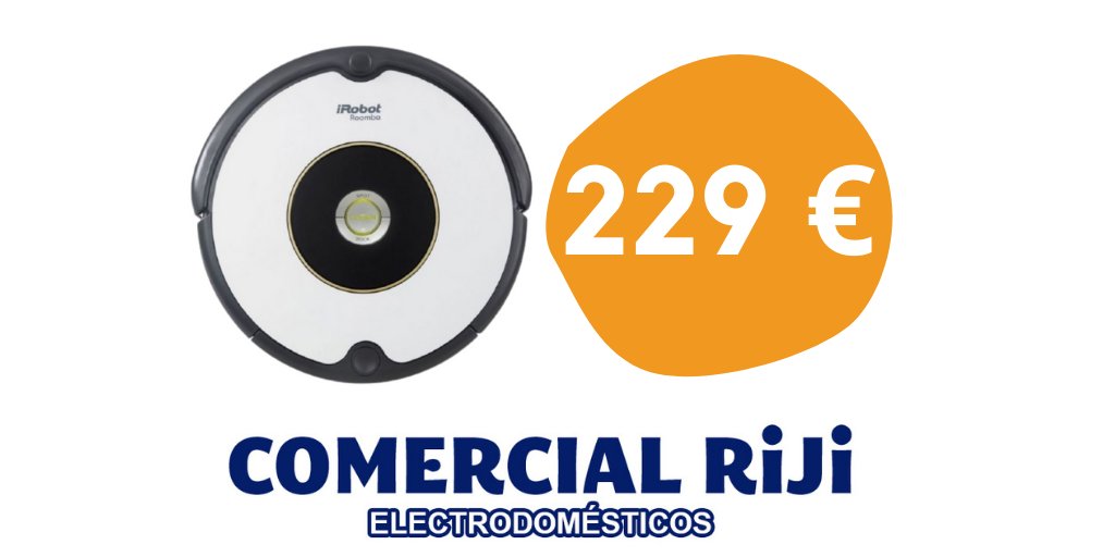 👻 ¡BOO! Tu Robot aspirador 𝗶𝗥𝗼𝗯𝗼𝘁 𝗥𝗼𝗼𝗺𝗯𝗮 𝟲𝟬𝟱 limpiará toda tu casa. Recogerá desde pequeñas partículas, hasta pelos de mascotas. Se caracteriza por su fácil funcionamiento. Sin programación, ni mando distancia #Ofertas #Halloween 👉comercialriji.es