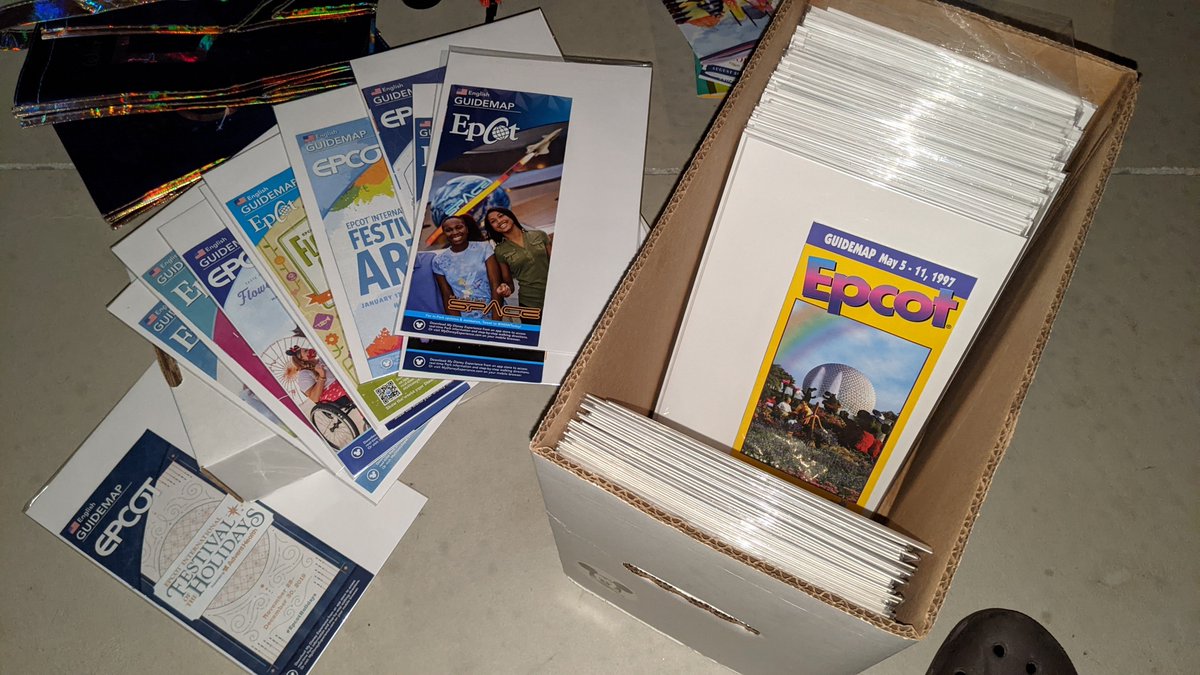 TOCPE82's tweet image. Anyone else spending their Saturday night categorizing EPCOT park maps? Just me?

A Thread. #EPCOTMaps