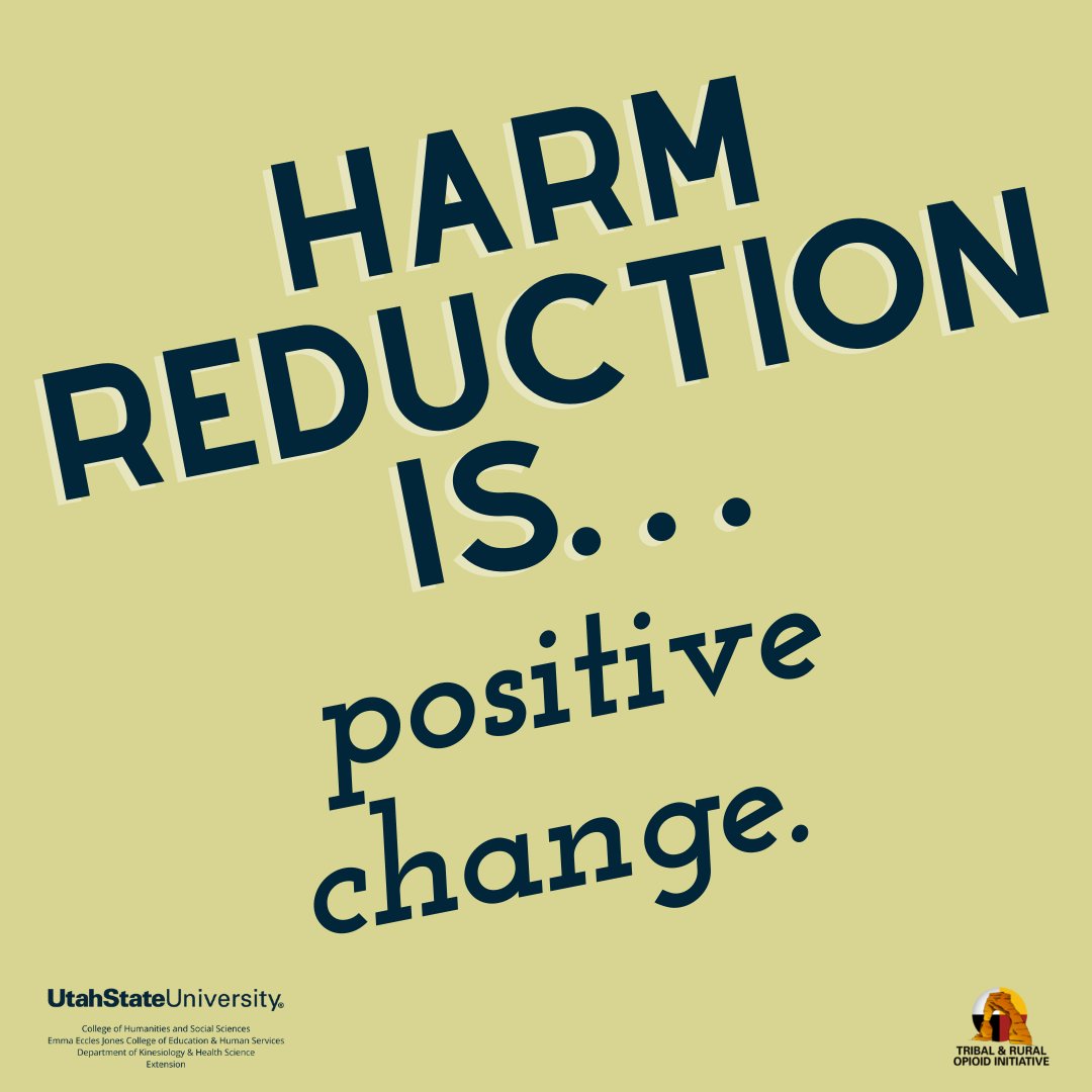 Debunkedpod's tweet photo. Individuals define positive change differently. For those who use drugs it might be deciding to not use alone, carrying naloxone, not sharing syringes, or testing their drugs for fentanyl. 
"Any positive change"—@ChiRecoveryAlli
#harmreductionis #overdoseprevention @usuextension https://t.co/c7nLrzWSyl