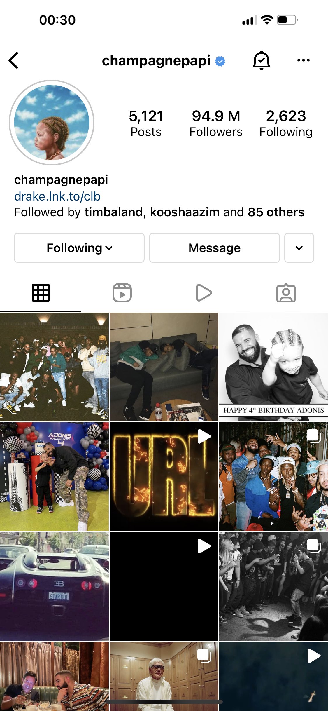 Ξ𝖍𝖚𝖑𝖎𝖔 on Twitter: "Um so Guess who made Drakes new IG picture😳🔥🇿🇼 W https://t.co/lKOoJcfYj1" / Twitter