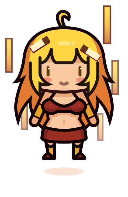 Small Blaze-tan ( ˆωˆ)
#マインクラフト  #Minecraft 