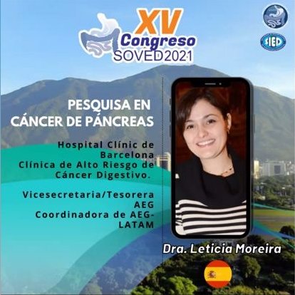 MoreiraR_Leti's tweet photo. Ha sido un auténtico honor participar en el Congreso de la Sociedad Venezolana de Endoscopia Digestiva. Muchas gracias!! #SOVED @aegastro 
Cribado de cáncer de páncreas...cribar o no cribar... https://t.co/hF2H33RUhO