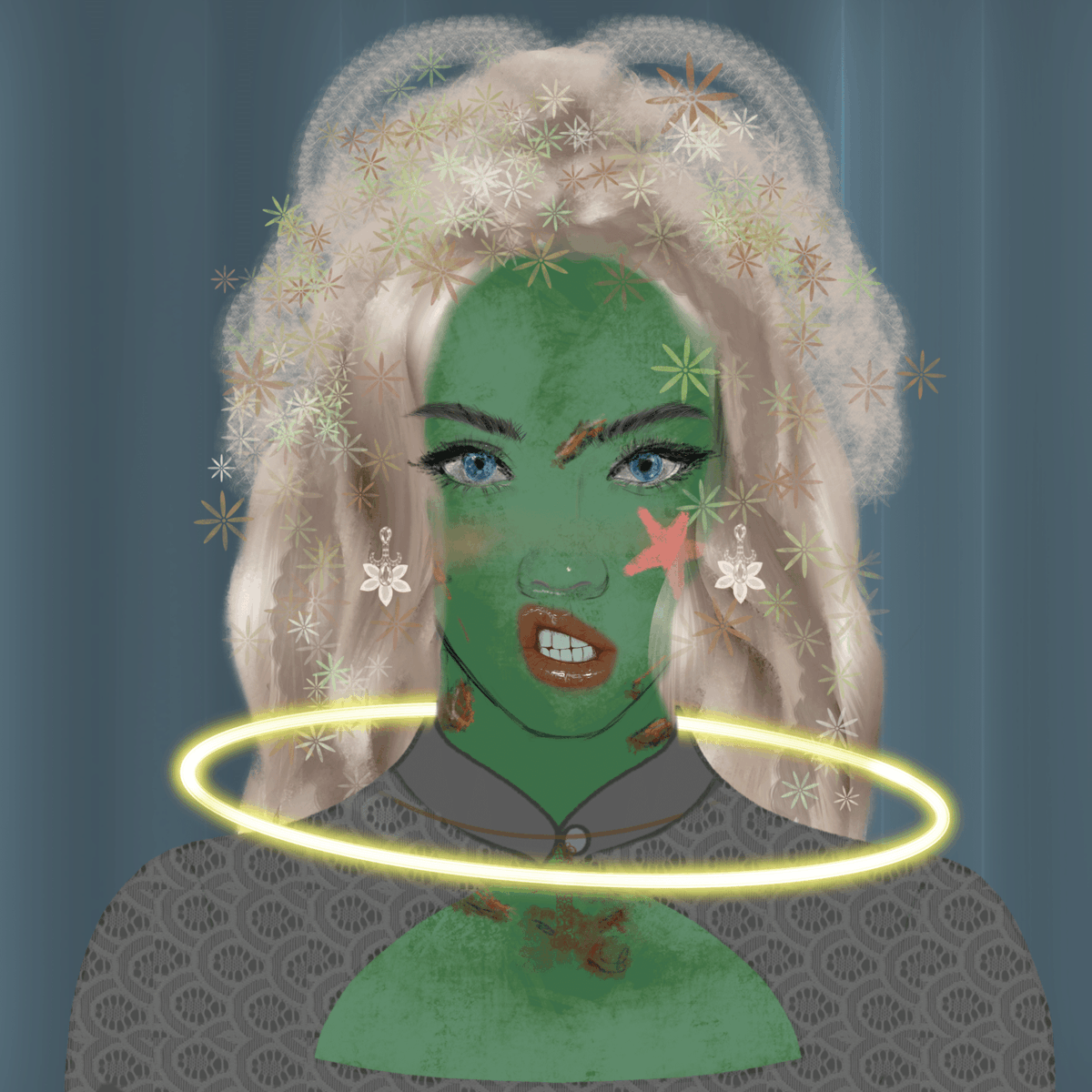 nonfungiblelady's tweet photo. I put 289 hand-painted layers into Java to generatively combine 10000 best ones to #FemmeVerse &amp; deployed smart contract all by myself. 

Learnt code in 2 month.

I'm an artist with art school loans, working on jobs to get by &amp; will cherish every chance I have with NFTs.

#NFT https://t.co/A7aXWGgEM0