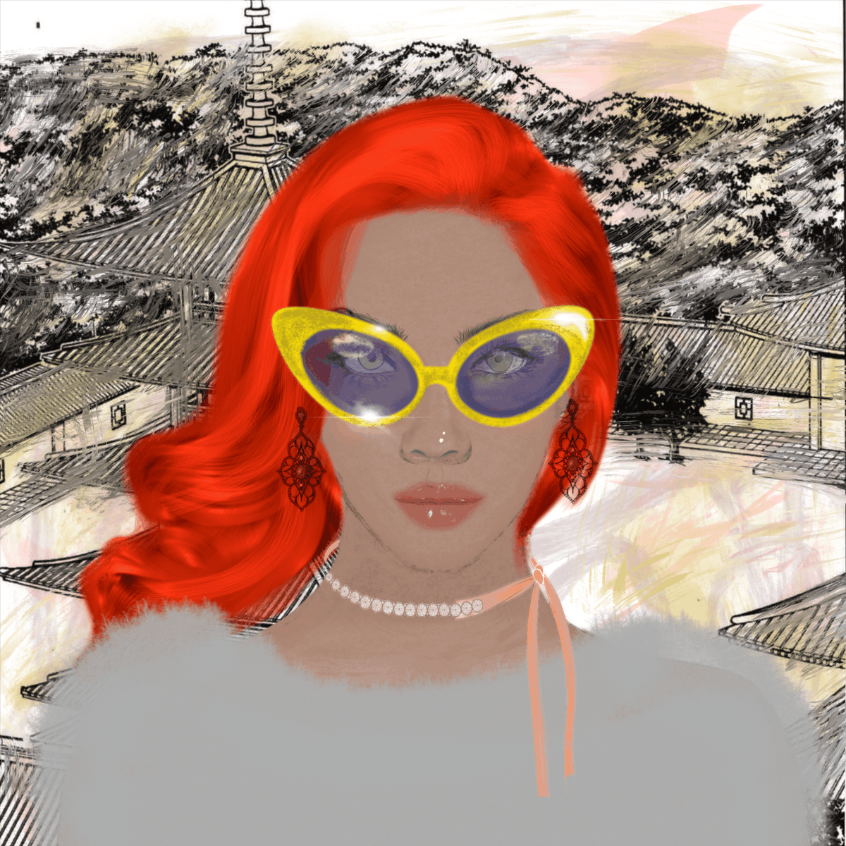 nonfungiblelady's tweet photo. I put 289 hand-painted layers into Java to generatively combine 10000 best ones to #FemmeVerse &amp; deployed smart contract all by myself. 

Learnt code in 2 month.

I'm an artist with art school loans, working on jobs to get by &amp; will cherish every chance I have with NFTs.

#NFT https://t.co/A7aXWGgEM0