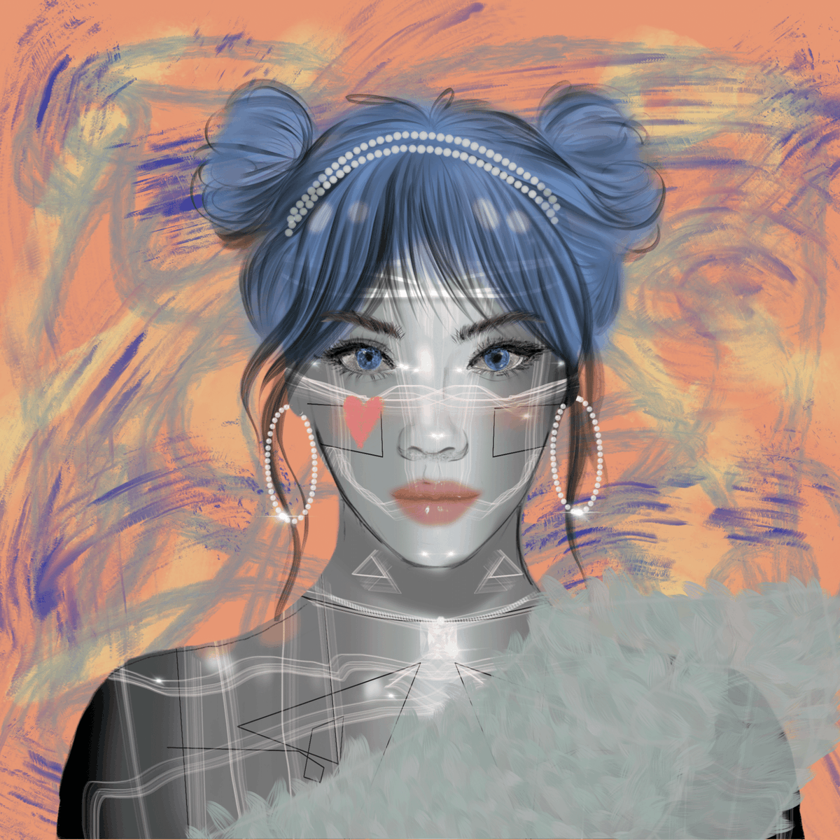 nonfungiblelady's tweet photo. I put 289 hand-painted layers into Java to generatively combine 10000 best ones to #FemmeVerse &amp; deployed smart contract all by myself. 

Learnt code in 2 month.

I'm an artist with art school loans, working on jobs to get by &amp; will cherish every chance I have with NFTs.

#NFT https://t.co/A7aXWGgEM0