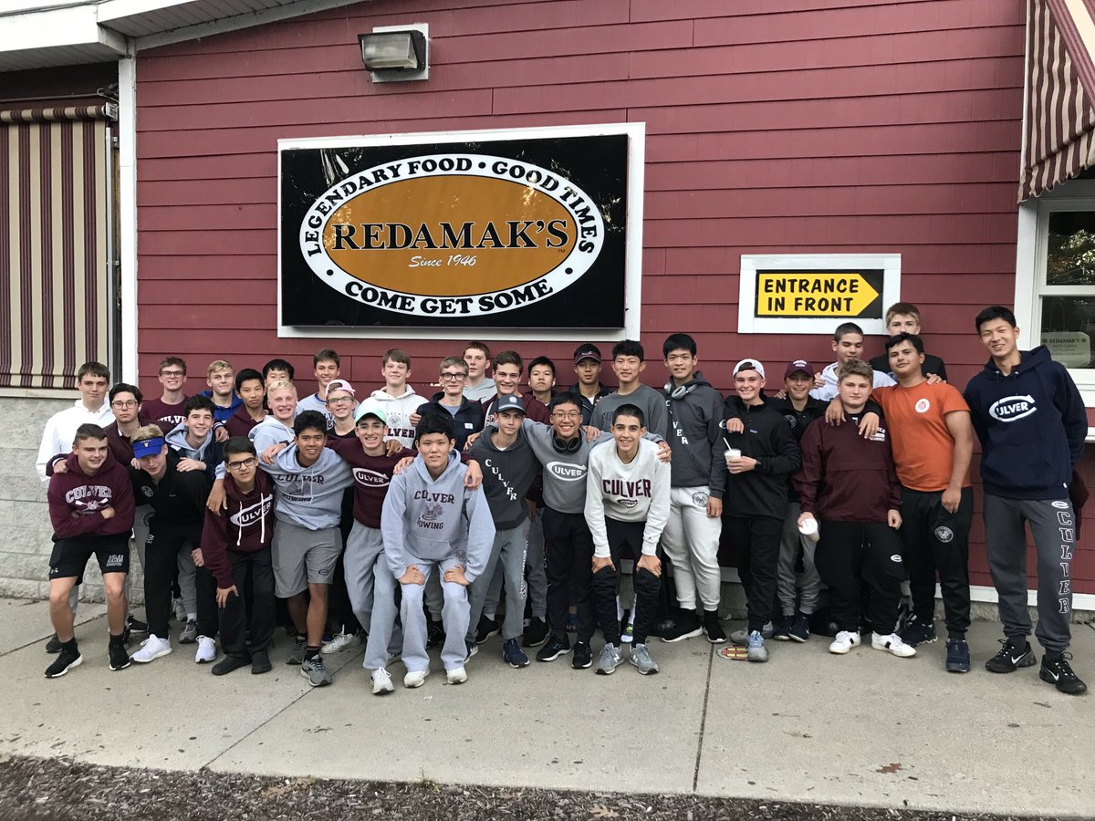 Culver Rowing at Redamak’s! Thank you parents for your support and the Maroney family for hosting 100 hungry athletes!