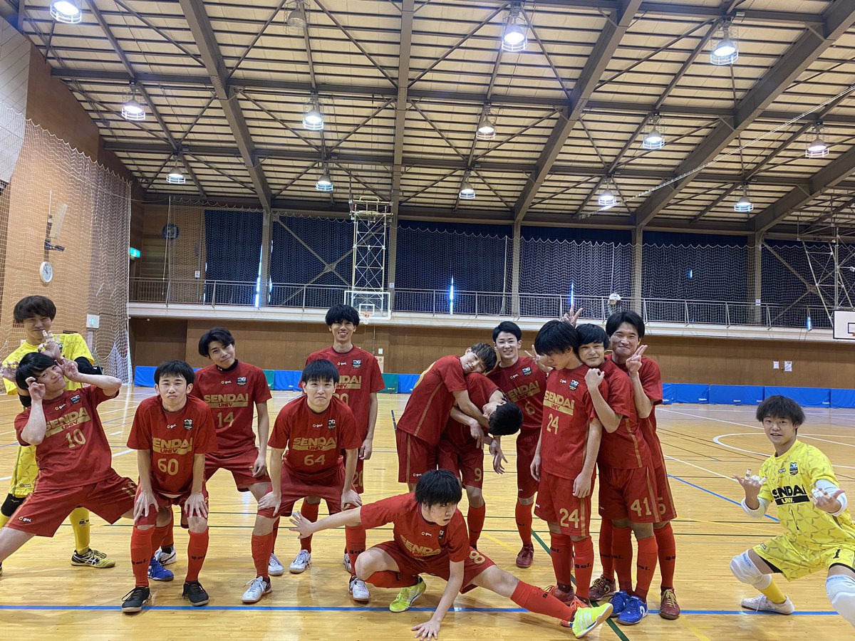仙台大学フットサル部 Jfa第26回全日本フットサル選手権大会宮城県大会 会場 南郷体育館 対 Cfs Espeturo 前半 0 2 後半 3 1 結果 3 3 Pk戦にて勝ち 得点者 鈴木祥太郎 2 寺内優作 Pk戦 4 1 鈴木祥太朗 尾梶志遠 久保田大勝 今井慶一郎