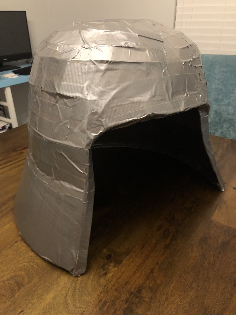 Spent the afternoon helping a friend make a Spaceballs Dark Helmet. We got the base form done today. More work to do on it tomorrow.