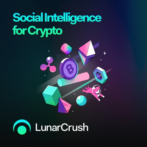 LunarCrush is what I use to track social insights for cryptocurrencies. Check it out!

lnr.app/s/z9nG0Z