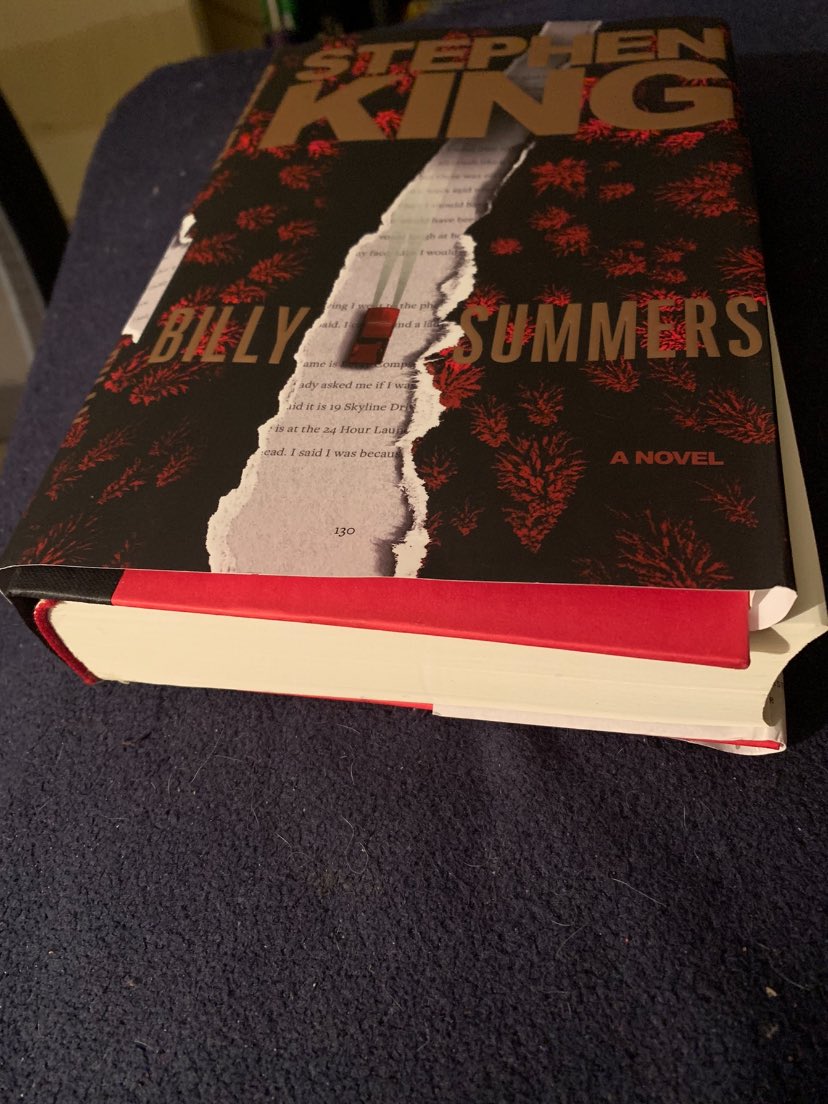 tiny_ninja19's tweet photo. When you waited forever to get this book and find the only copy at @Walmart to find out the book doesn’t line up with anything @StephenKing #BillySummers #unevenbook #newbutbroken #poorbook https://t.co/hsfoVilZB1