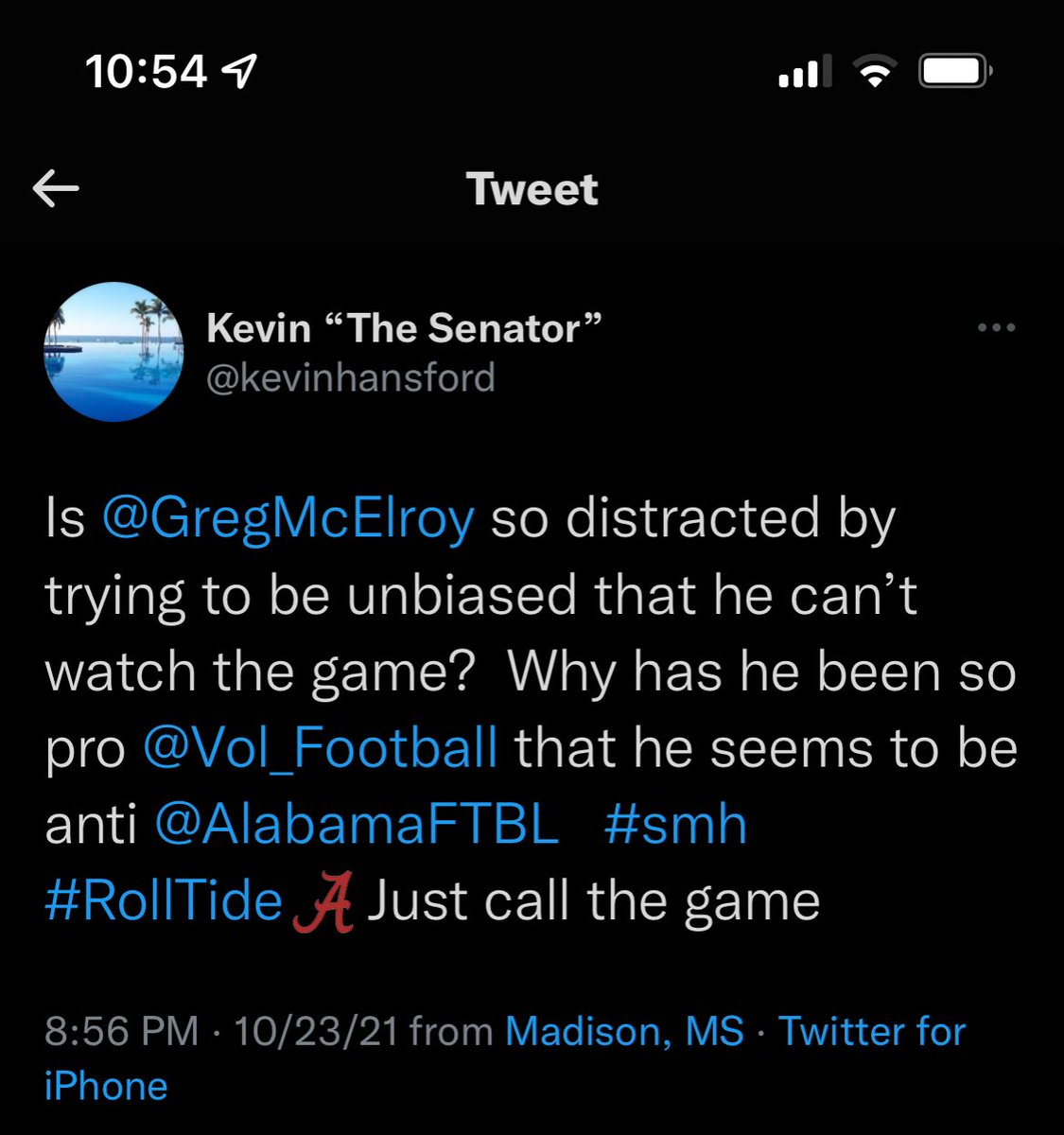 Greg McElroy tweet media