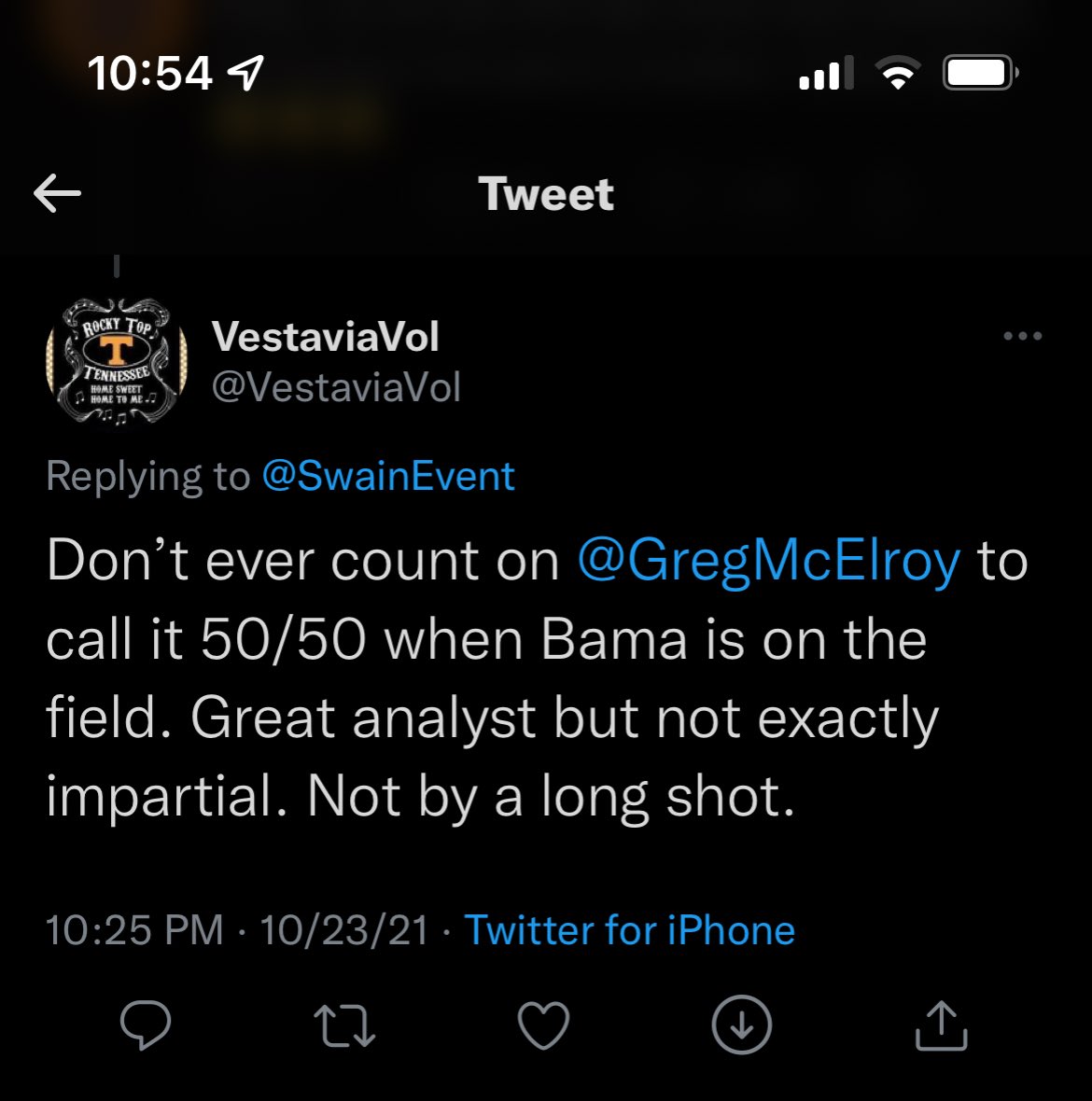 Greg McElroy tweet media