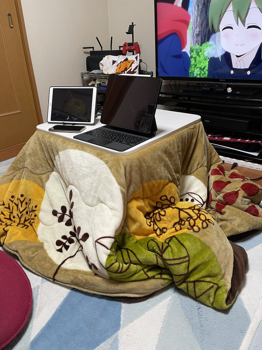 Double_Circular's tweet photo. マイルームにコタツ実装完了😊 https://t.co/psoaP4Qw0o