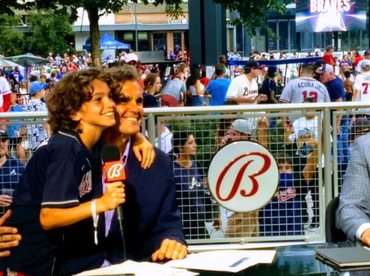 ChrisCaray's tweet photo. This is an incredible night for my family as the @Braves head to the World Series. For the first time ever, my dad will have the chance to be a part of a championship-winning team. I never talk about this stuff, but I’m so proud of him and so proud to be his son. I love you, Dad. https://t.co/NSCGOfwtmg