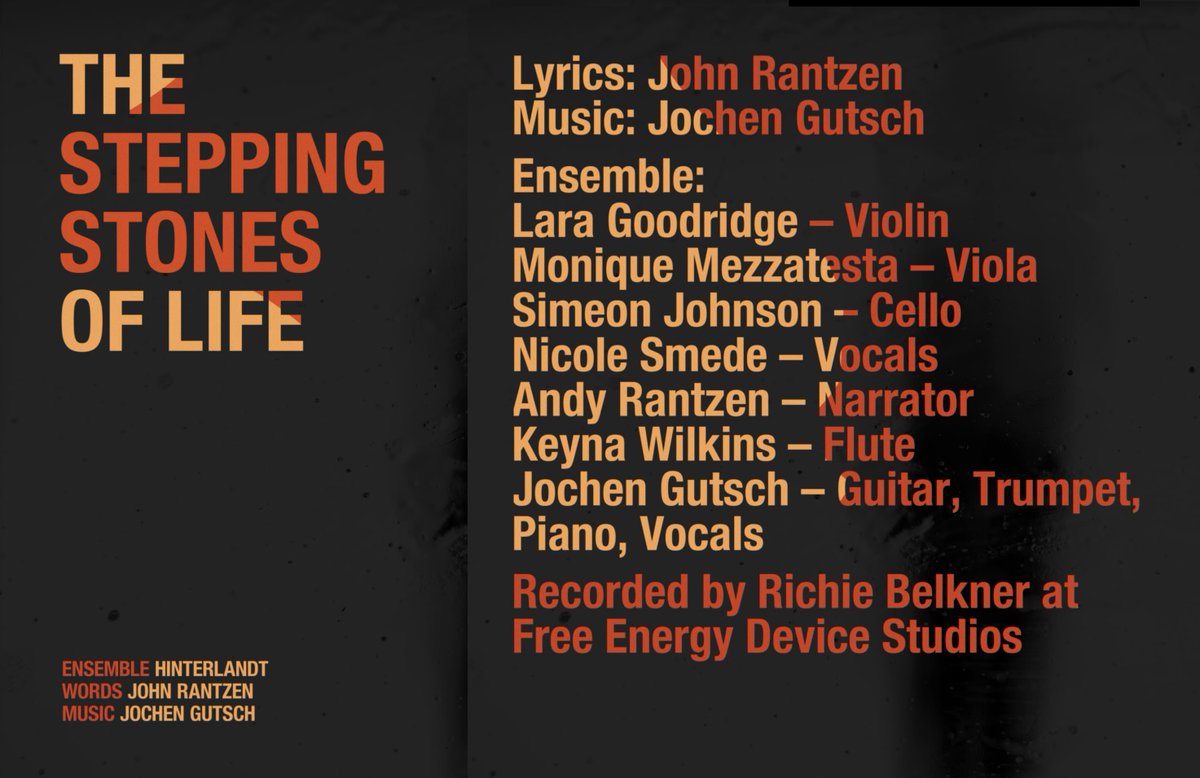 Keynawilkins's tweet image. It was a pleasure recording flute for this new work by Jochen Gutsch, "The Stepping Stones of Life", set to a poem by John Rantzen, alongside the Hinterlandt quintet,Andy Rantzen. Recorded by Richard Belkner at Free Energy Device Studios. hinterlandt.bandcamp.com/album/the-step…

#sessionwork