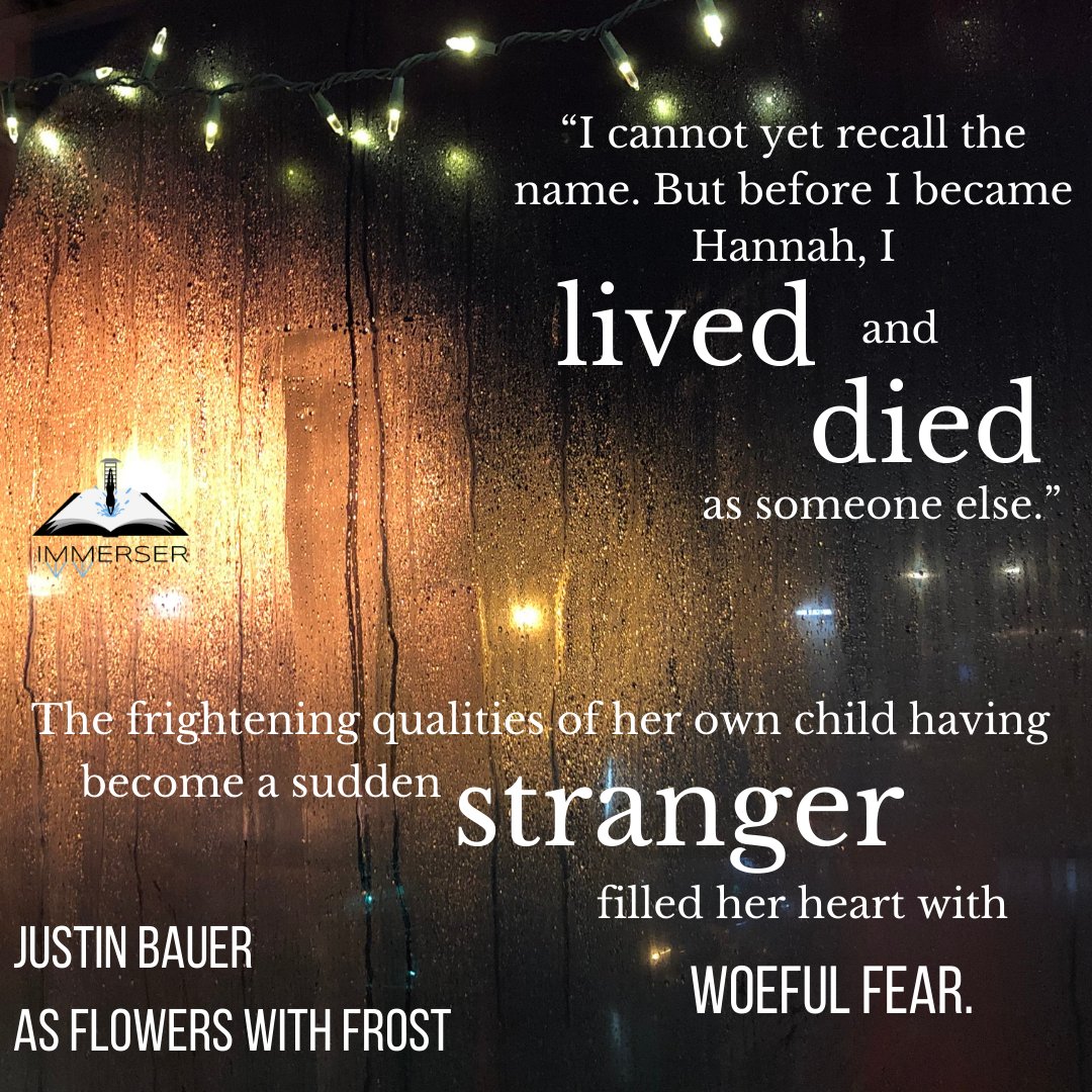 YourImmerser's tweet photo. Halloween is the perfect time for a read like As Flowers with Frost by Justin Bauer (@BauerJ1138) and it's FREE on Kindle this week starting 10/26! Check out this spooky supernatural thriller with themes of murder and reincarnation. https://t.co/55Jux0zXyv https://t.co/f83BKzD6iF