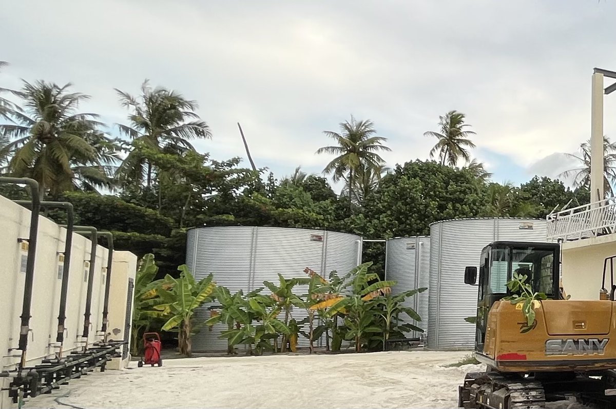 Was on Honeymoon at an island resort. Couldn’t help from sneaking around fences to see how the whole operation runs - I found the water holding tanks! Stay tuned for next YouTube video on LAND development for your Short Term Rental in the desert.