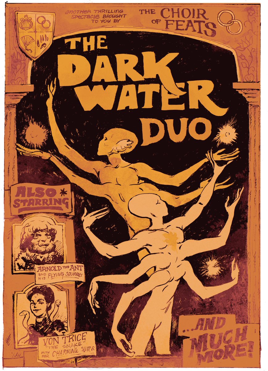 This week on things I made for my 5e campaign: fantasy circus poster!