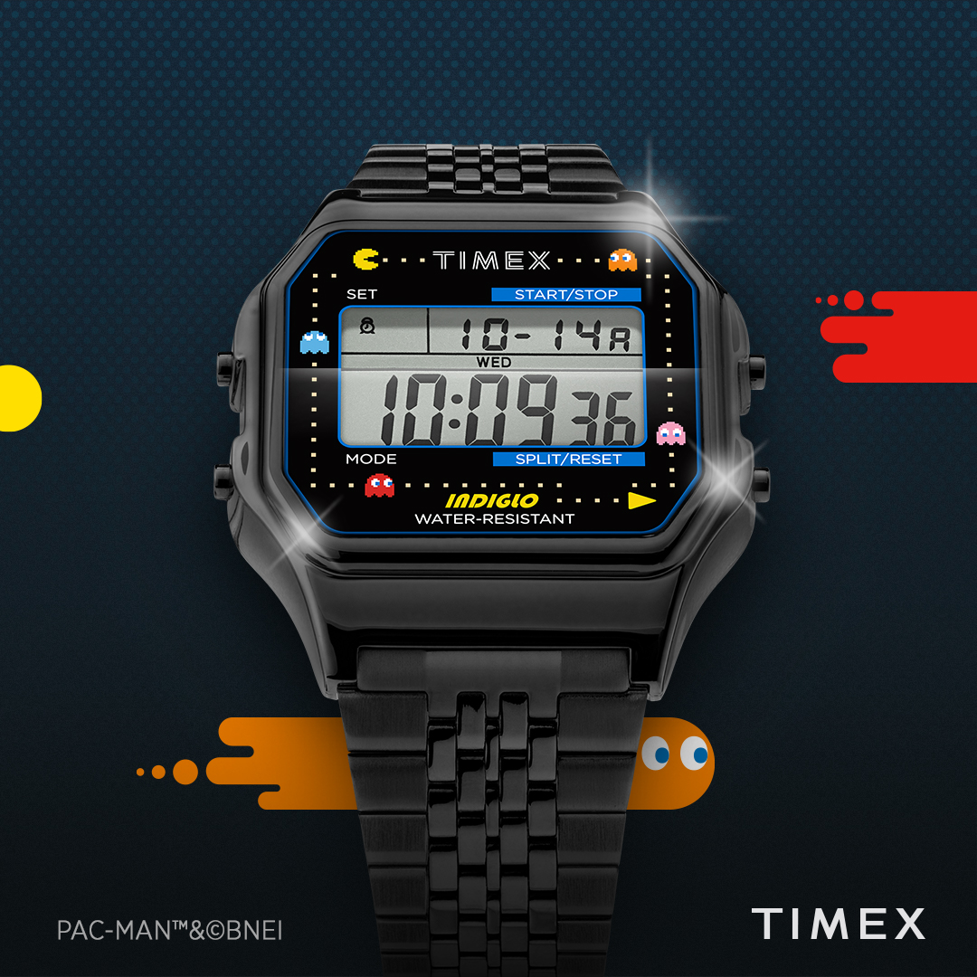 Timex_India's tweet photo. For those who can’t get enough of the 80’s!
Available on the Timex India website, shop now!
https://t.co/dkXuG89sqy
⌚: Timex T80 x PAC-MAN™
#Timex #TimexIndia #PacMan #PacMan40th #DigitalWatch #80s #SpecialEdition https://t.co/bgE0ZBMofB