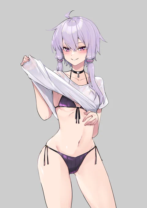 Tシャツたくし上げ(水着) 