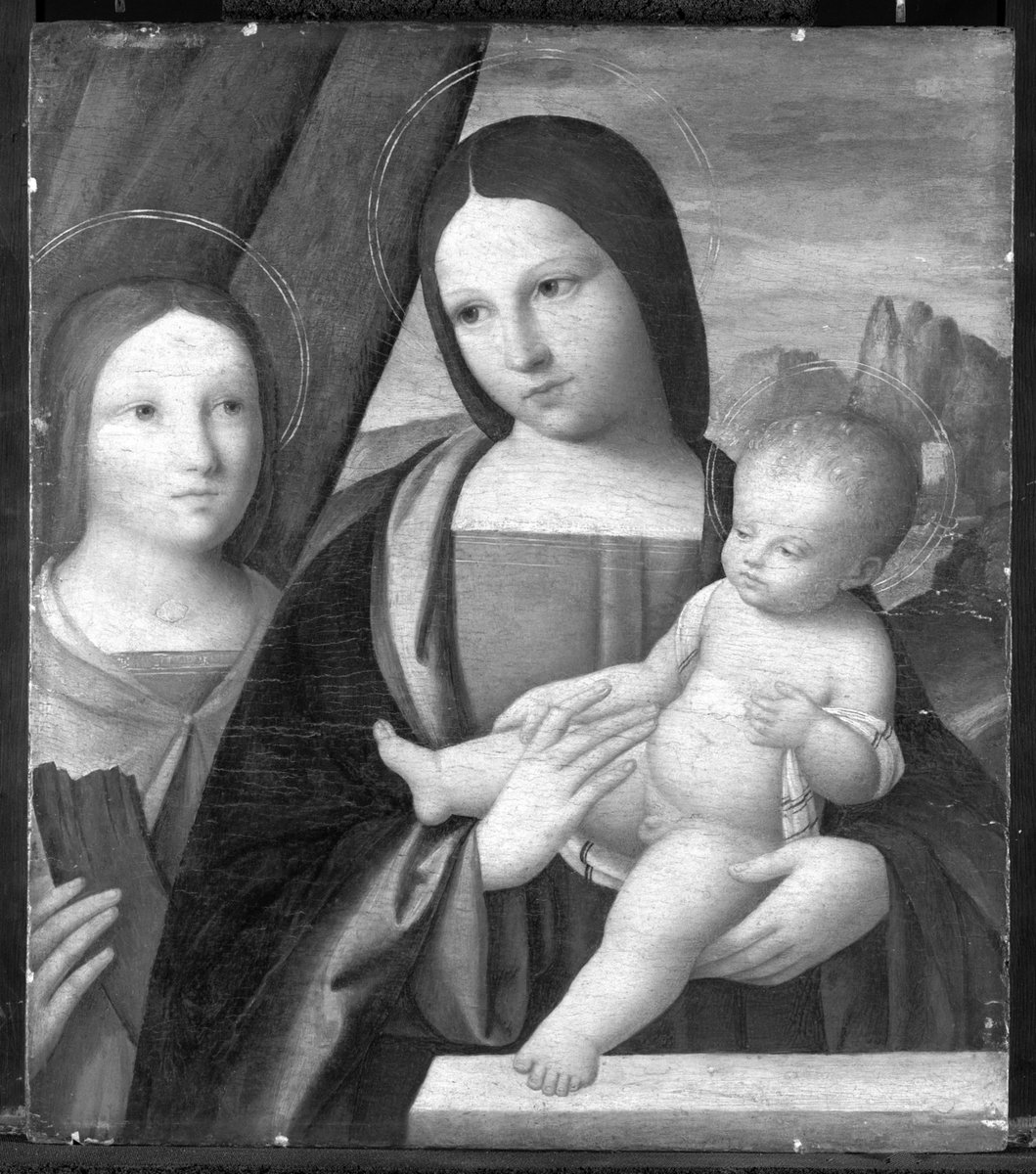 BklynMuseumBot's tweet photo. Madonna and Child with Saint Catherine of Alexandria, 1510-1515 https://t.co/dsikXBuviG https://t.co/I9TSWJrIKR