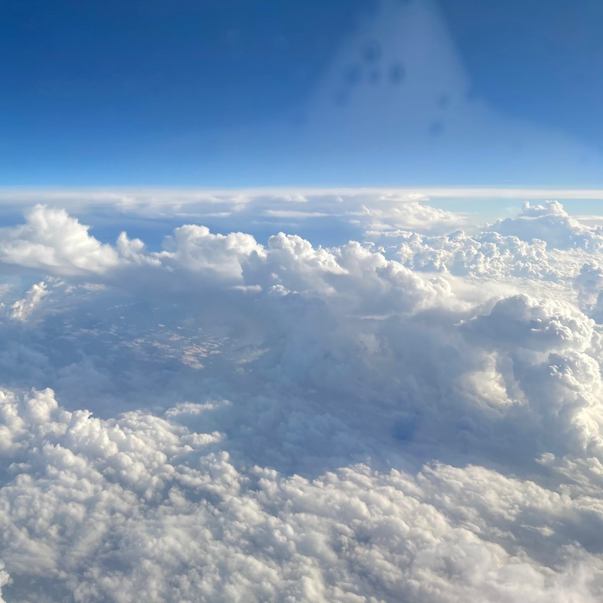 On my flight back from OTA, a cloud arch ☁️