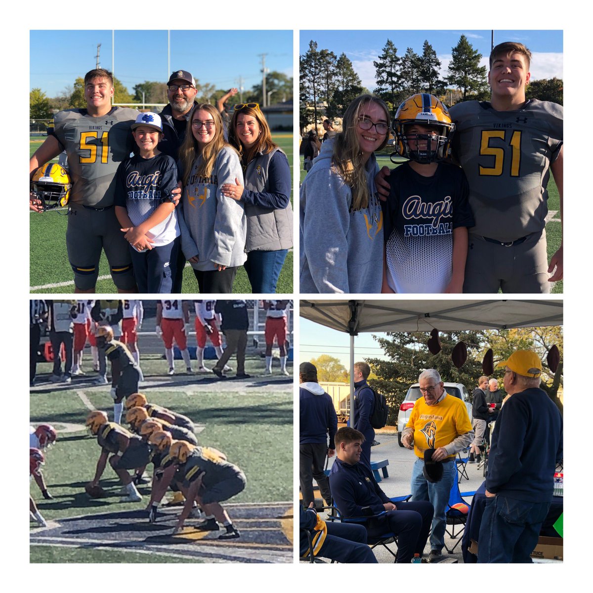 Beautiful day with my family at at Lindberg Stadium. Keep fighting Vikes! #VikingClub #GoAugie