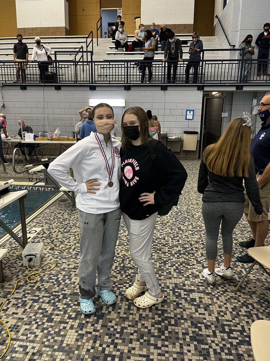 pfldswimming's tweet photo. Congratulations to our divers today-
Logan finishes in 2nd and Ava in 7th #oneplainfield https://t.co/8tFBkEsvzJ