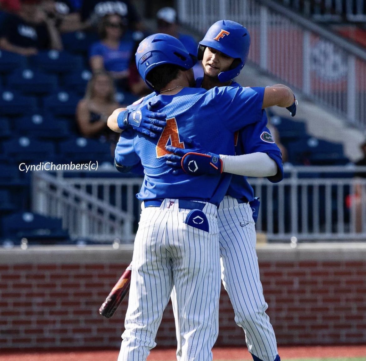 UFBarstool's tweet photo. Today for #BarstoolAthlete Deric Fabian:

- hits first home run as a Gator
- celebrates with big bro
- hits another home run

Big things coming this season for the Fabian Bros @DericFabian @judfabe https://t.co/QyILls3waA