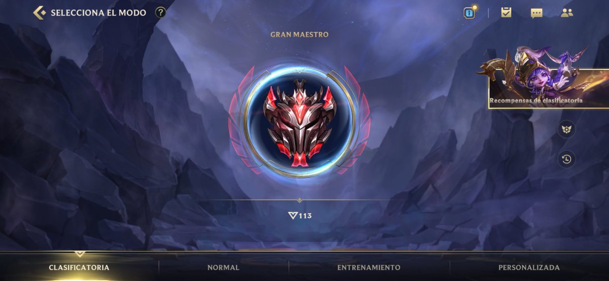 ProfeRigel's tweet photo. Elo actualizado 😳😍
He jugado como nunca estos días de licencia, a ver si nos pegamos el salto más difícil 👀🔥
Gracias a todos los que han hecho menos tortuosa esta subida ❤️
#OnlySupp #RoadToChallenger #CasterTryhard https://t.co/jZ40bqfvPu